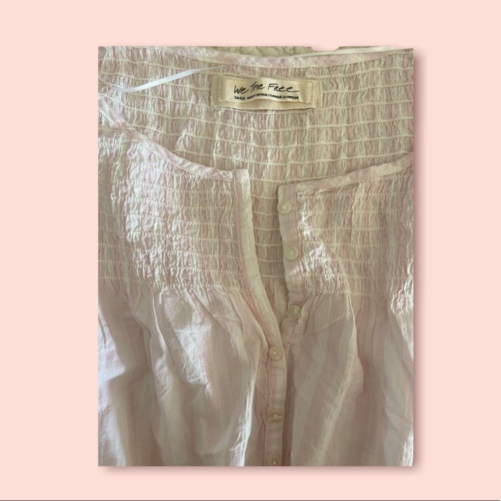Free People Little Bit Of Something Ombre Top size S - Picture 5 of 10